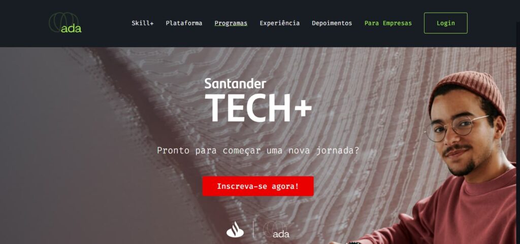 Cursos Gratuitos na Santander Tech+